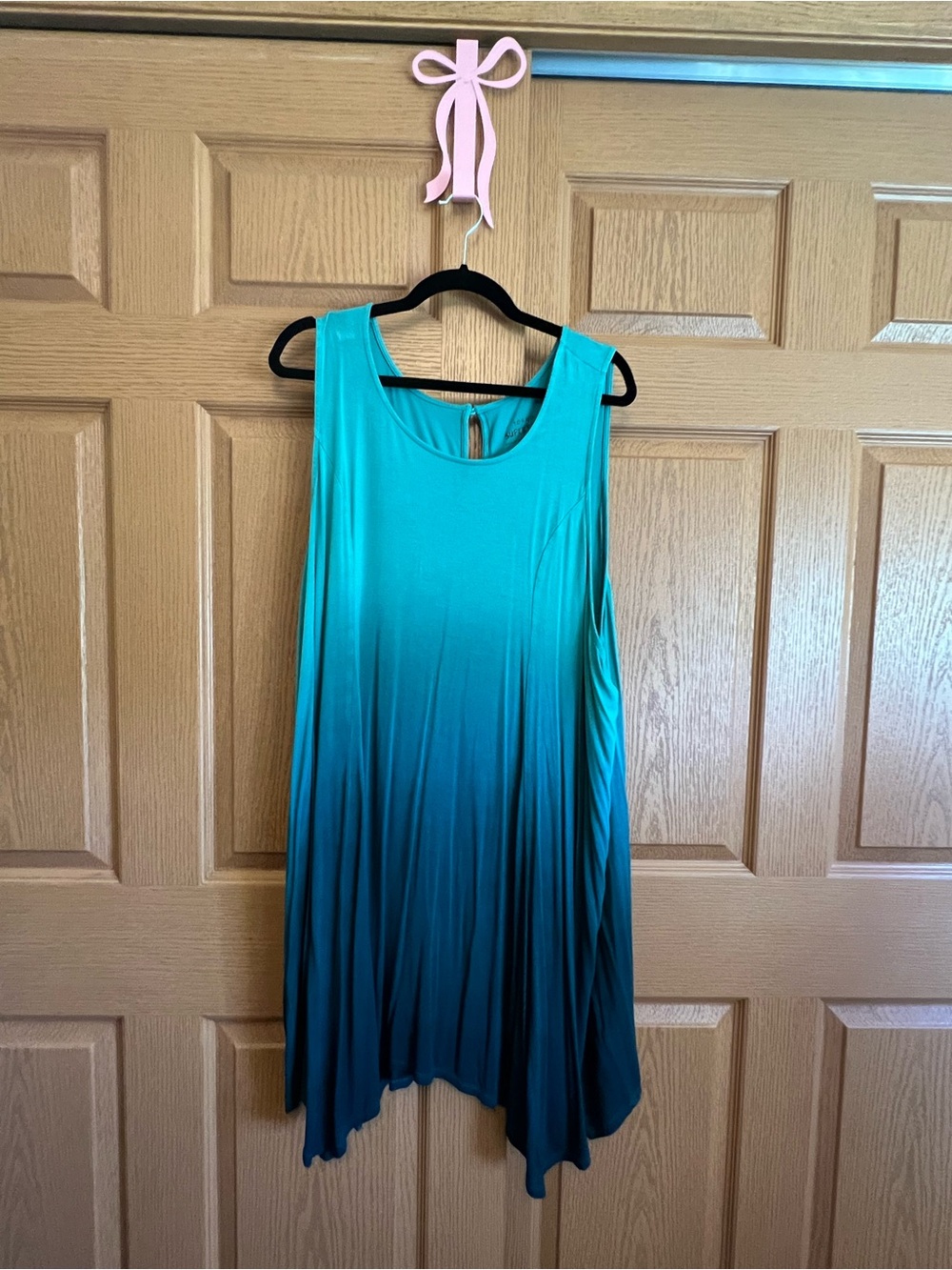 Torrid super soft teal ombre tank